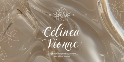 Wedding Shape Font Poster 3