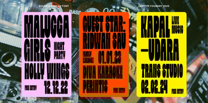 Boldsta Font Poster 5