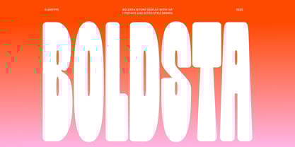 Boldsta Font Poster 1