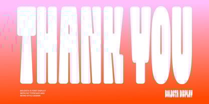 Boldsta Font Poster 14