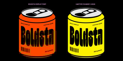 Boldsta Font Poster 2