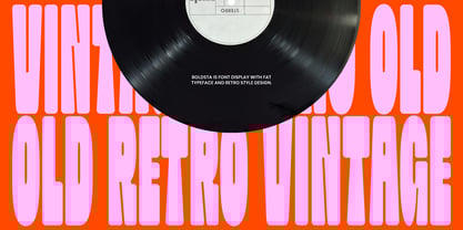 Boldsta Font Poster 4