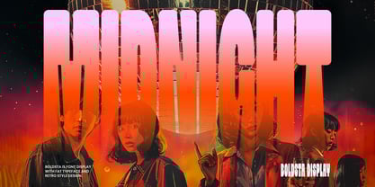 Boldsta Font Poster 3