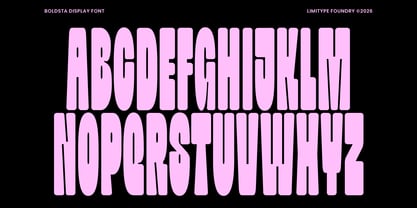Boldsta Font Poster 8