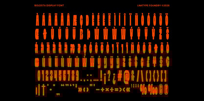 Boldsta Font Poster 13