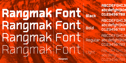 Rangmak Font Poster 2