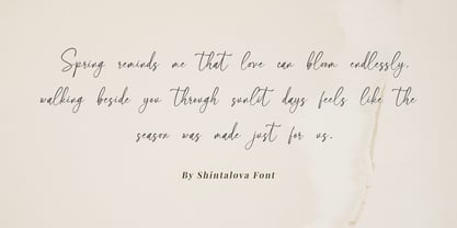Shintalova Font Poster 4