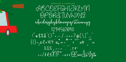 Fluffy Bloom Font Poster 14