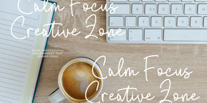 Fluffy Bloom Font Poster 4