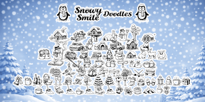 Snowy Smile Font Poster 4