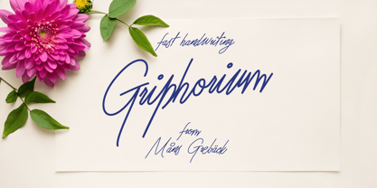 Griphorium Font Poster 1