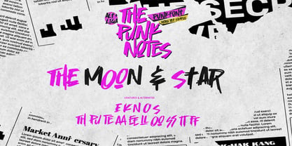 The Punk Notes Font Poster 8