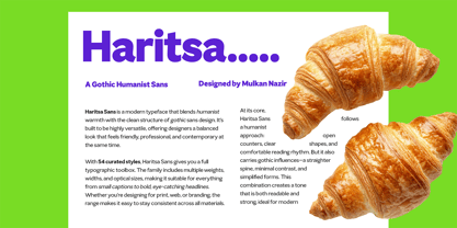 GS Haritsa Font Poster 12
