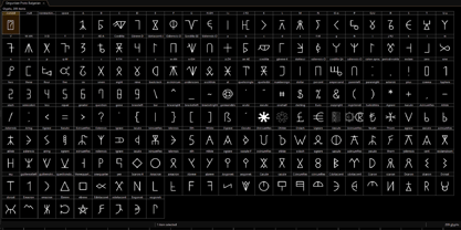 Ongunkan Old Bulgarian Runen Sc Font Poster 6