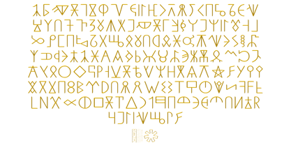 Ongunkan Old Bulgarian Runen Sc Font Poster 3