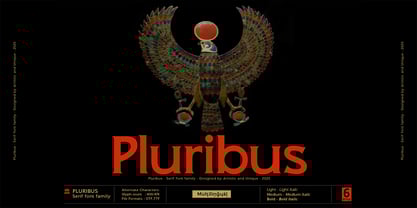 Pluribus Font Poster 1
