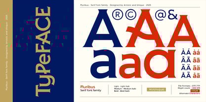 Pluribus Font Poster 3