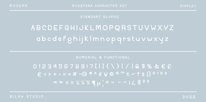 Rosefana Font Poster 4
