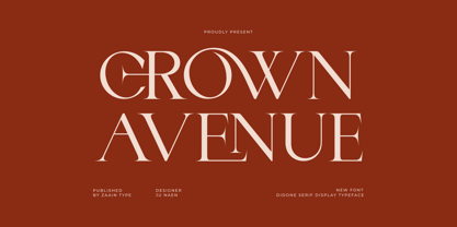 Crown Avenue Font Poster 10