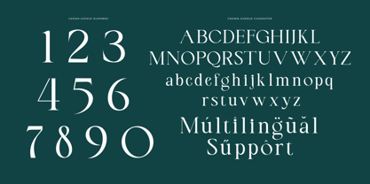 Crown Avenue Font Poster 9