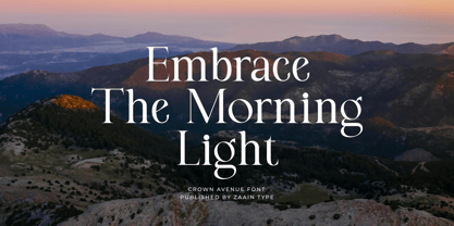 Crown Avenue Font Poster 4