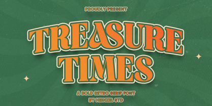 Treasure Times Font Poster 1