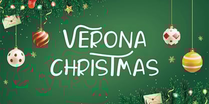 Verona Christmas Font Poster 1