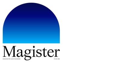 R41 Magister Font Poster 6
