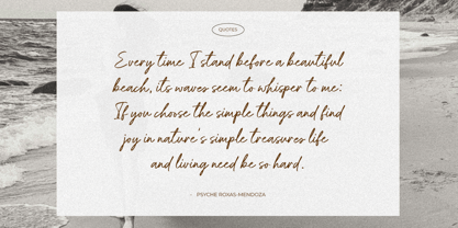 Beyond Dreams Font Poster 9