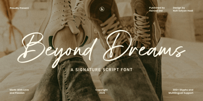 Beyond Dreams Font Poster 1
