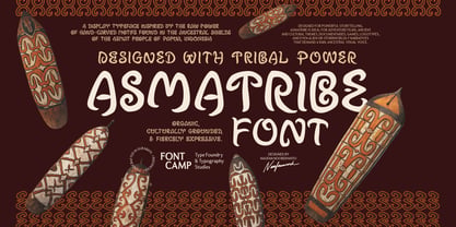 Asmatribe Font Poster 11
