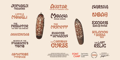 Asmatribe Font Poster 8
