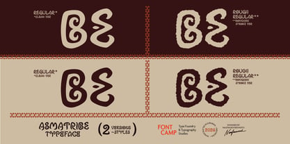 Asmatribe Font Poster 2