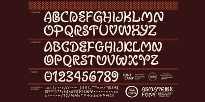 Asmatribe Font Poster 5