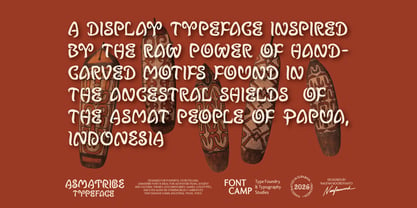 Asmatribe Font Poster 10