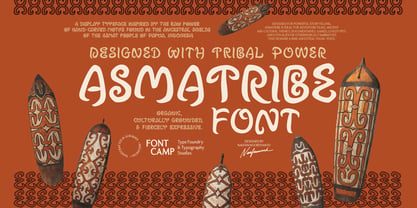 Asmatribe Font Poster 1