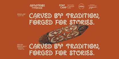 Asmatribe Font Poster 6