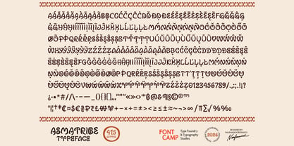 Asmatribe Font Poster 4