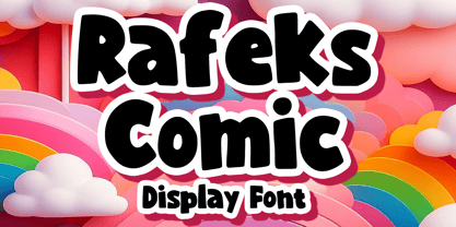 Rafeks Comic Font Poster 1