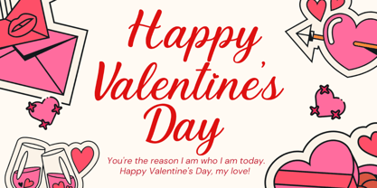 Valentine Rosyalin Font Poster 3