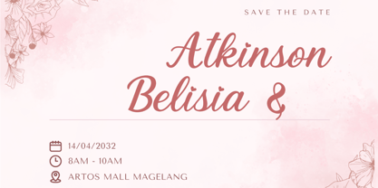Valentine Rosyalin Font Poster 7