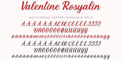 Valentine Rosyalin Font Poster 10