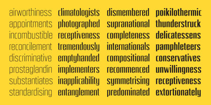 Carrieson Font Poster 12