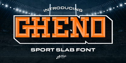 Gheno Font Poster 1