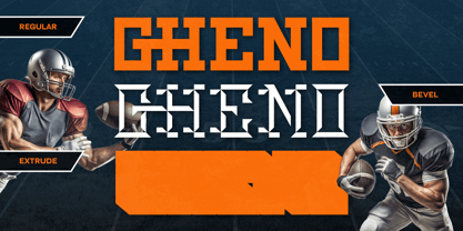Gheno Font Poster 2