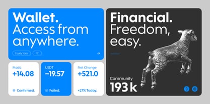 Equity Sans Font Poster 9