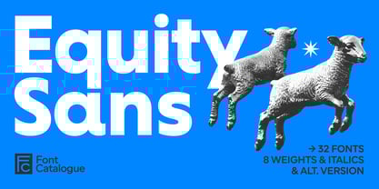Equity Sans Font Poster 1