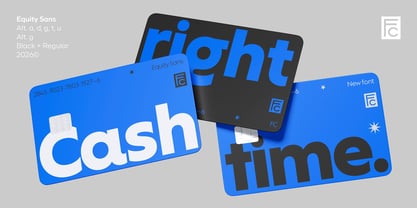 Equity Sans Font Poster 4