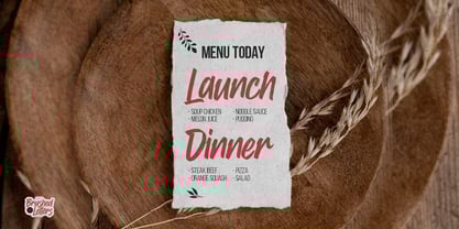 Brushed Letters Font Poster 4