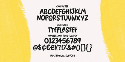 MC Esticko Bigtres Font Poster 7